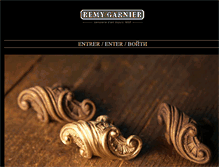Tablet Screenshot of garnier-remy.com